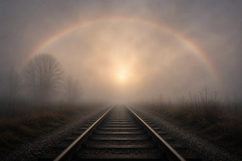 trein rails herinnering Auschwitz