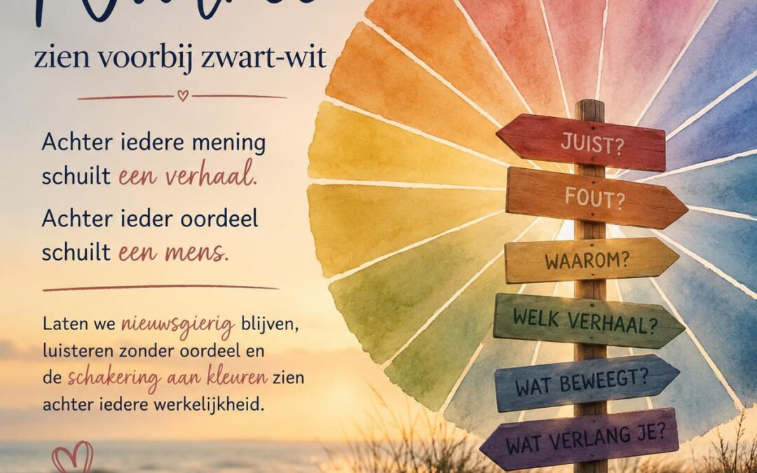 Voorbij hokjes en labels – honger naar nuance in een tijd van zwart-wit denken